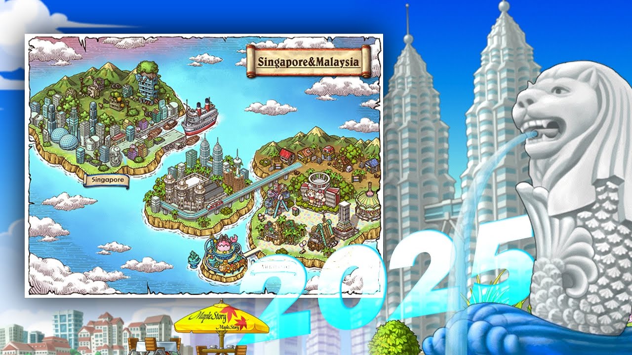 MapleStory 2025 Singapore & Malaysia Map Revamp Lv230~260