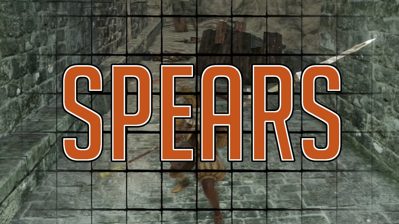 Dark Souls 2 - ALL SPEARS (Max Upgrades & Move Sets)