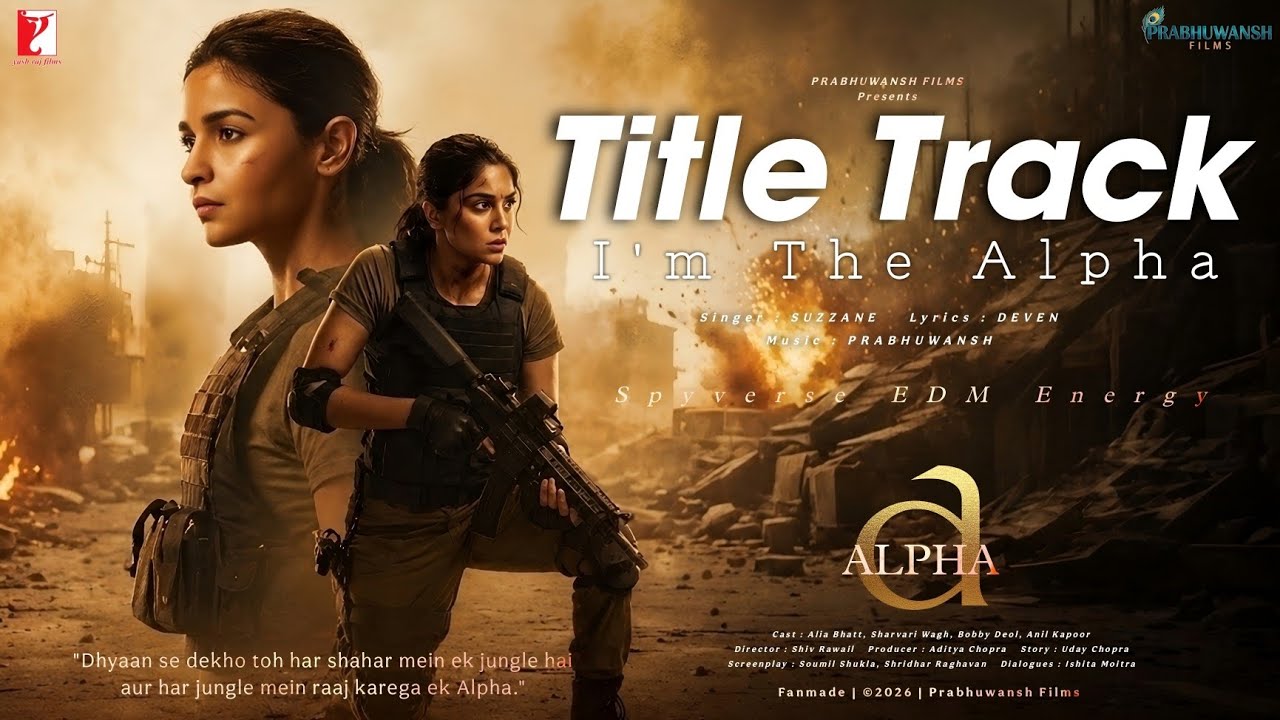 ALPHA : Title Track | Action Anthem | Alia Bhatt, Sharvari, Bobby Deol | YRF Spy Universe | Fanmade