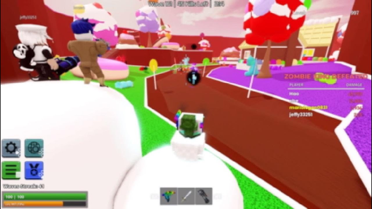 I'm getting to level 1000 roblox in Zombie Rush!