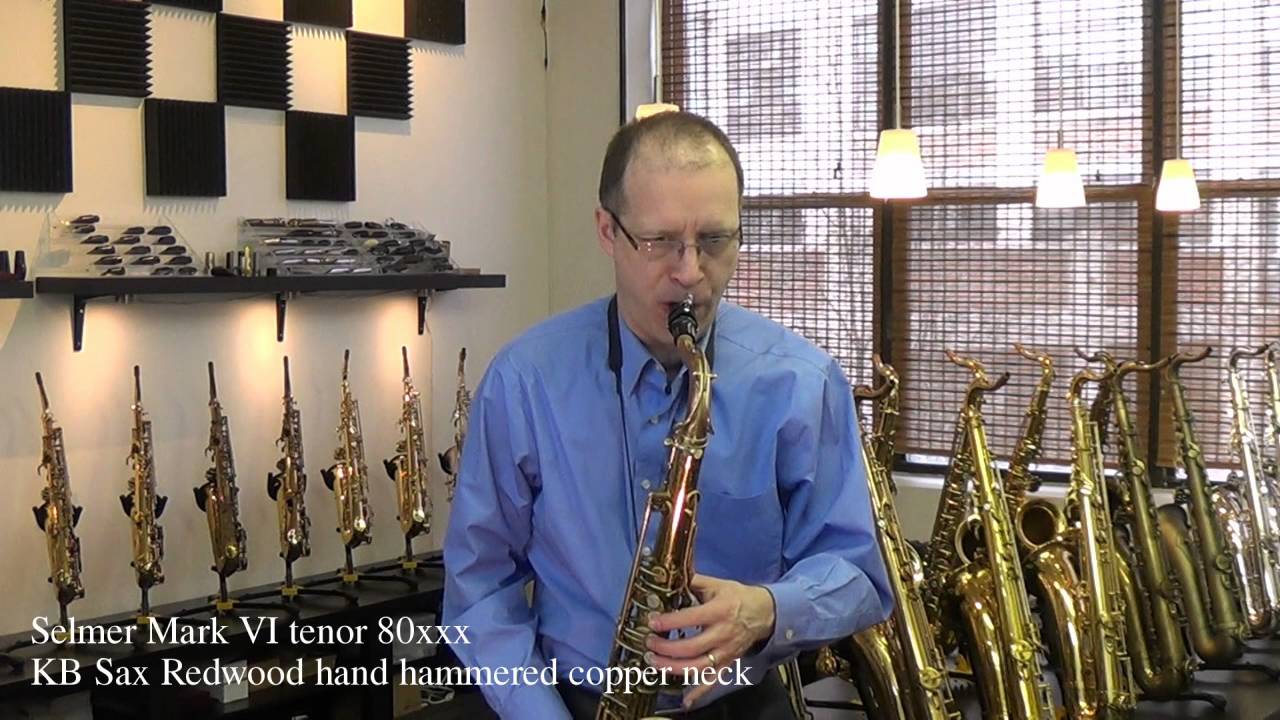 KB Sax necks comparison on Selmer Mark VI 80k tenor