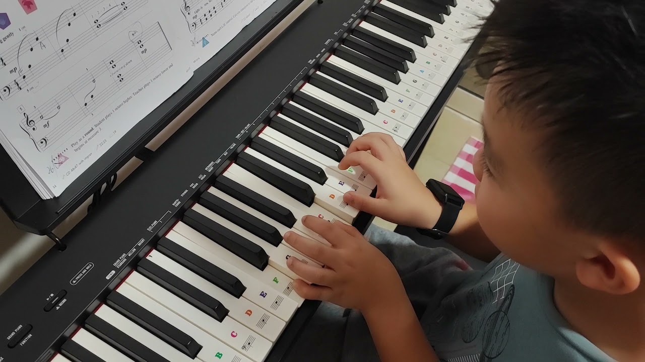 Rain Forest Piano Song Practice Lesson Happy Kids Singapore 1 Jan 2021