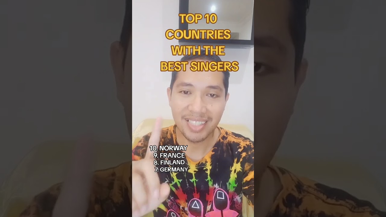TOP 10 COUNTRIES WITH THE BEST SINGERS 
