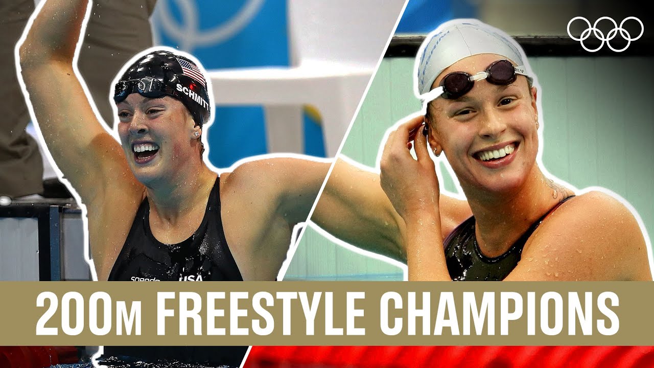Women's 200m Freestyle 🏊‍♀️ Last 5 Champions!