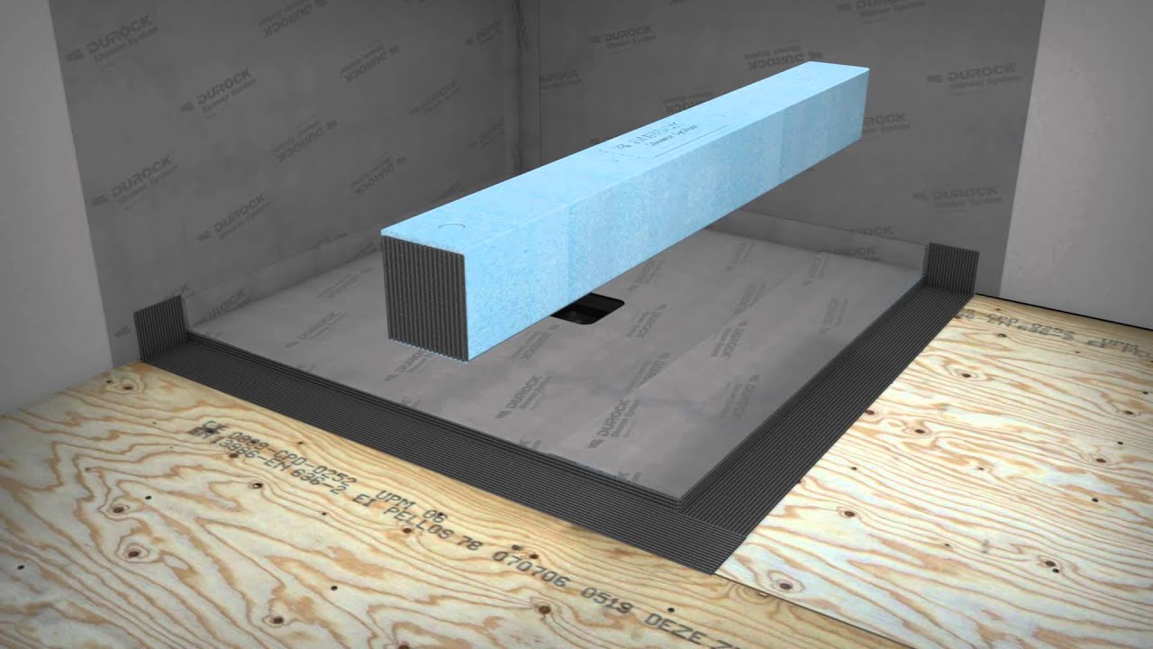 USG Durock Shower System