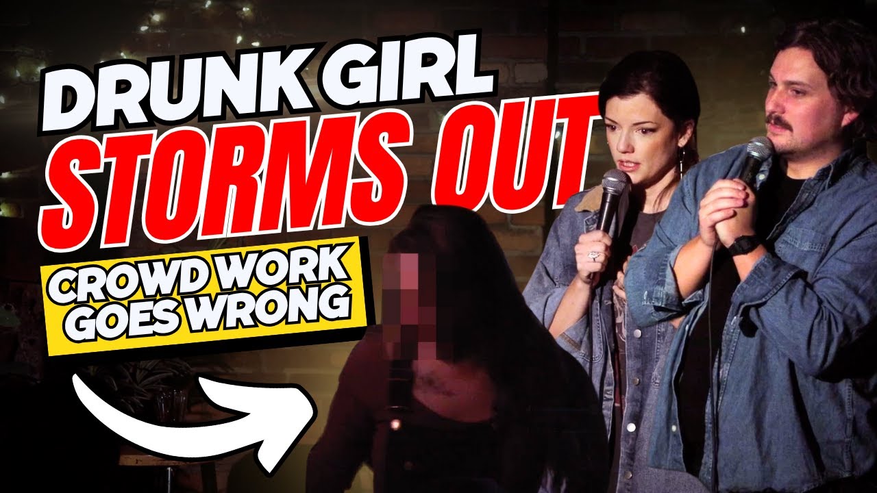Drunk Heckler Cries and Leaves Show | Crowd Work | OK, DOPE Stand-up Clip