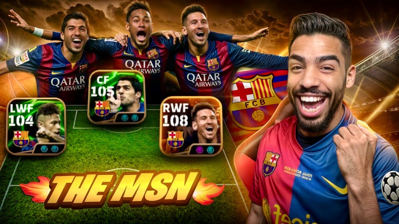 MSN - GAMEPLAY REVIEW 🔥 MESSI - SUAREZ - NEYMAR in efootball 25 mobile