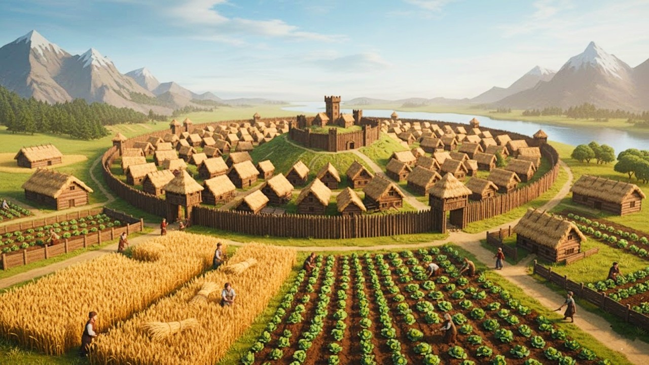 FINALLY A NEW 'DAWN OF MAN'! A New Caveman CITY BUILDER From Ancient Cities to A Medieval Empire!