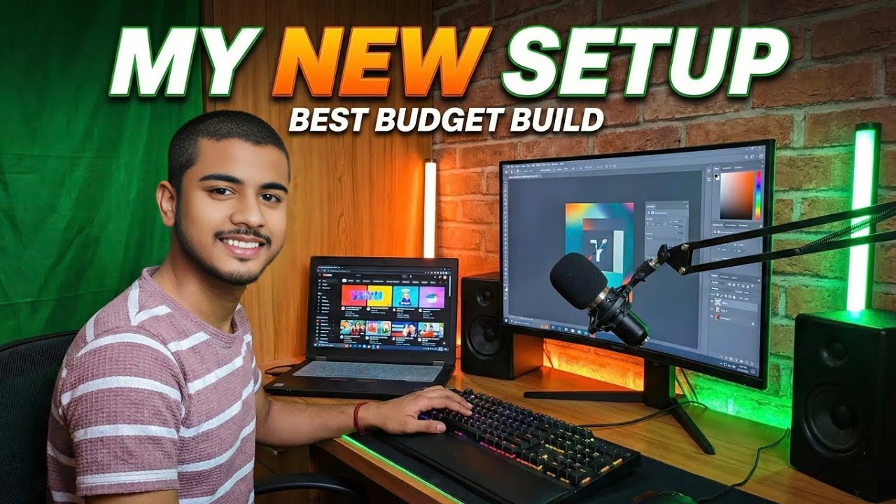 My new setup 🫶 | Day 54 of Daily English Vlogs 🔥| @CollegeGoers 