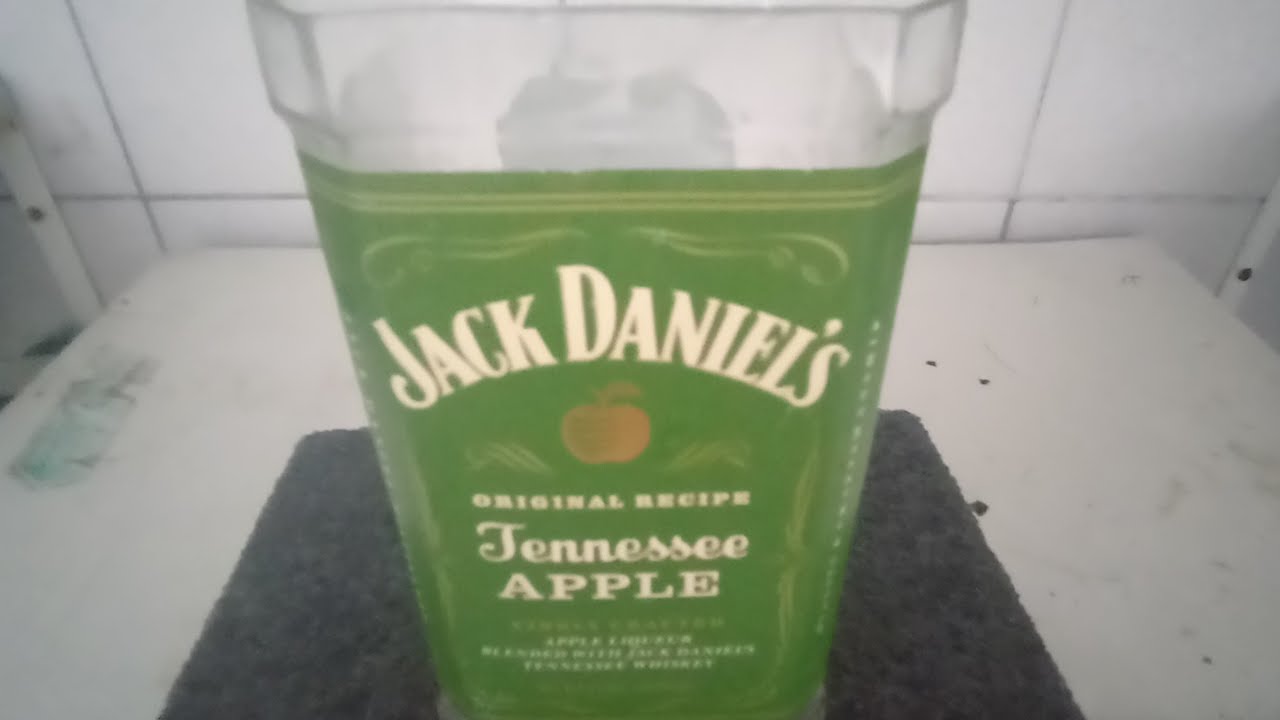 JACK DANIELS / CORTANDO GARRAFA / FAZENDO COPO / MICRO RETIFICA