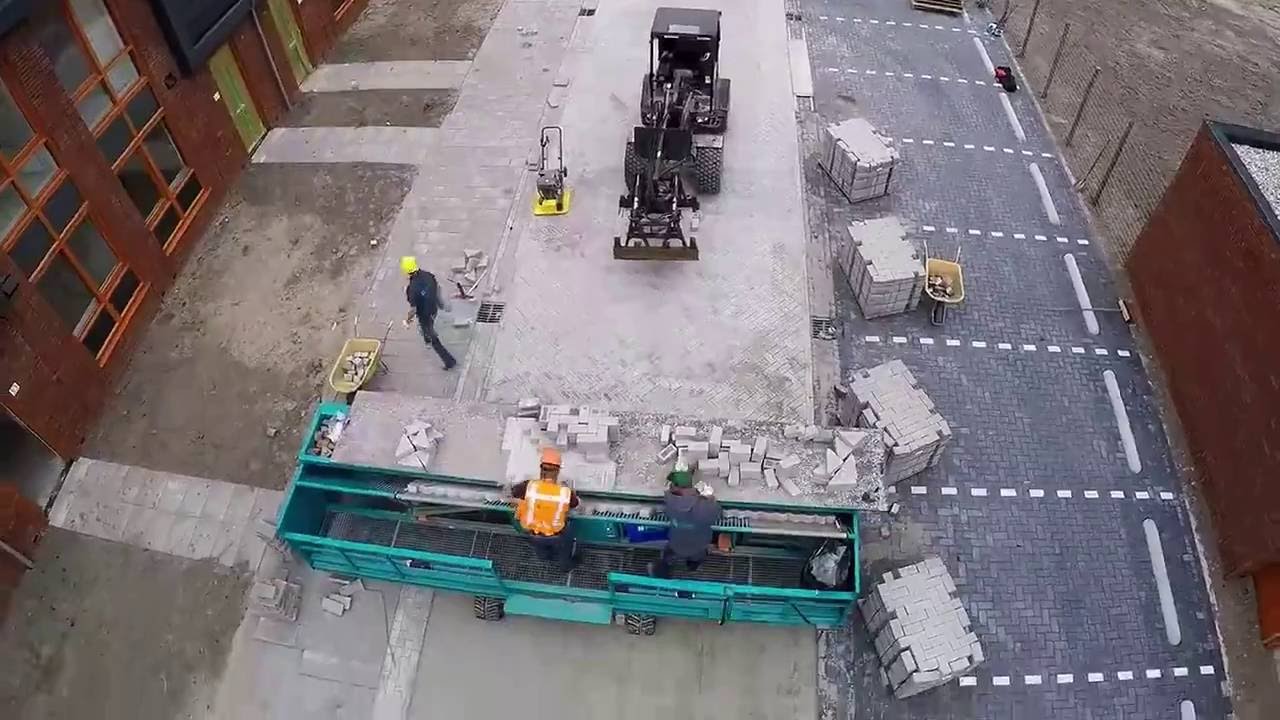 Машина RoadPrinter ECO и системы 3.0 для мощення