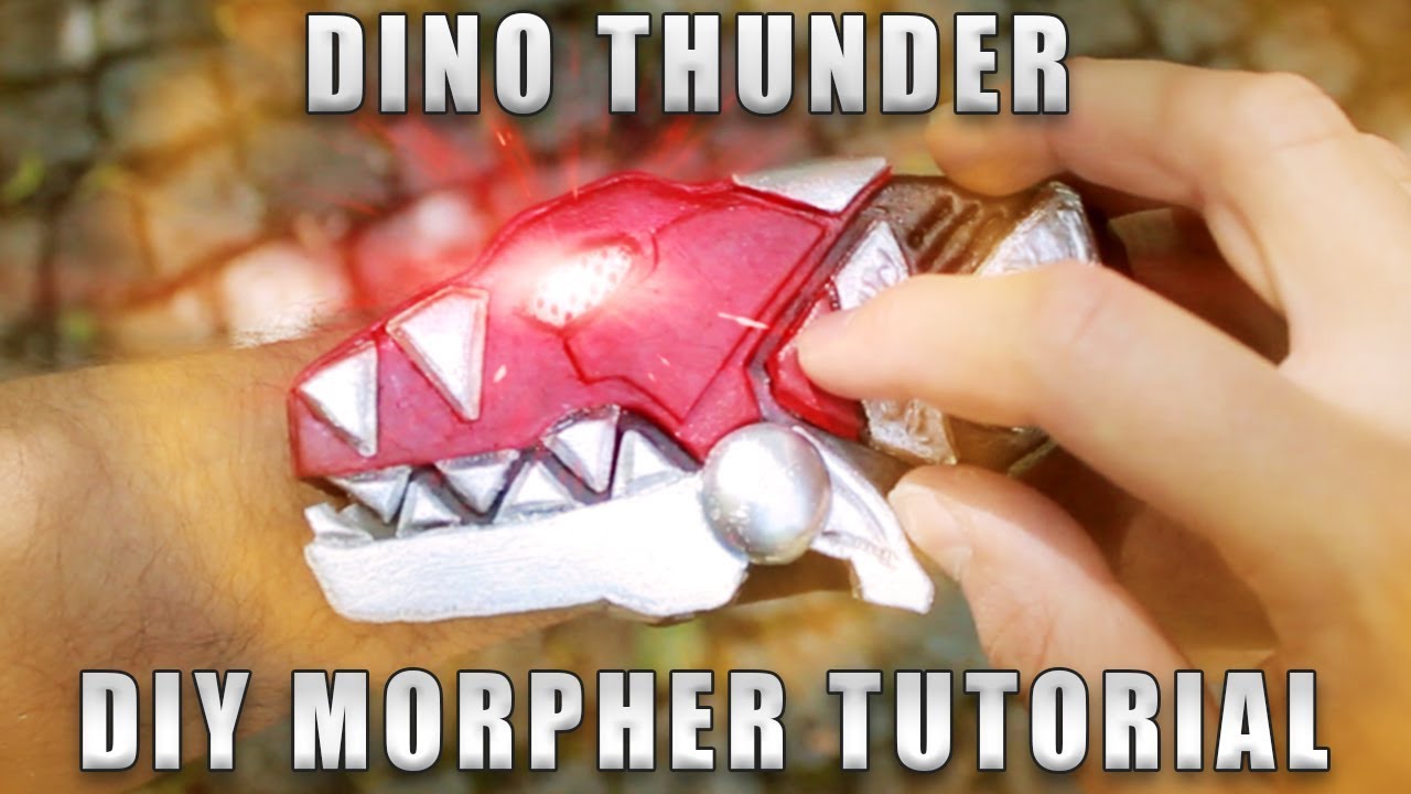 HOW TO MAKE A POWER RANGERS DINO THUNDER DIY MORPHER TUTORIAL