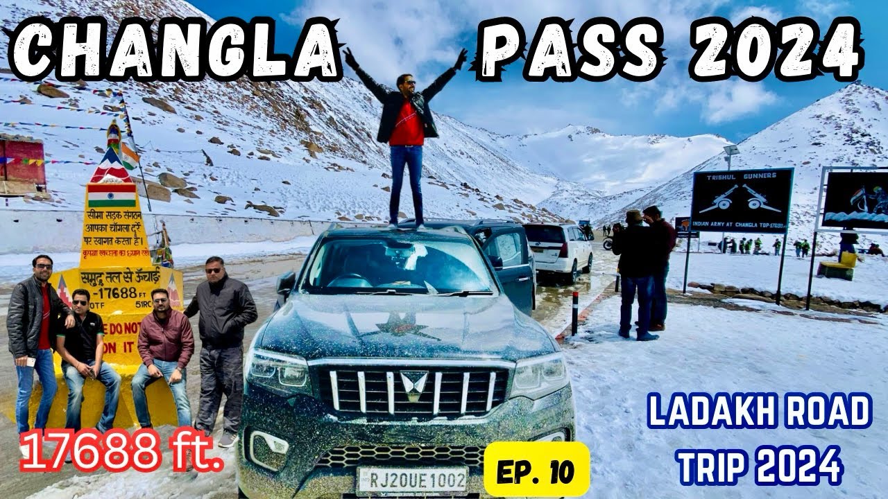 Leh to Pangong Lake Road | Changla Pass | Ladakh Road trip 2024| @Unseen Explorer 1002
