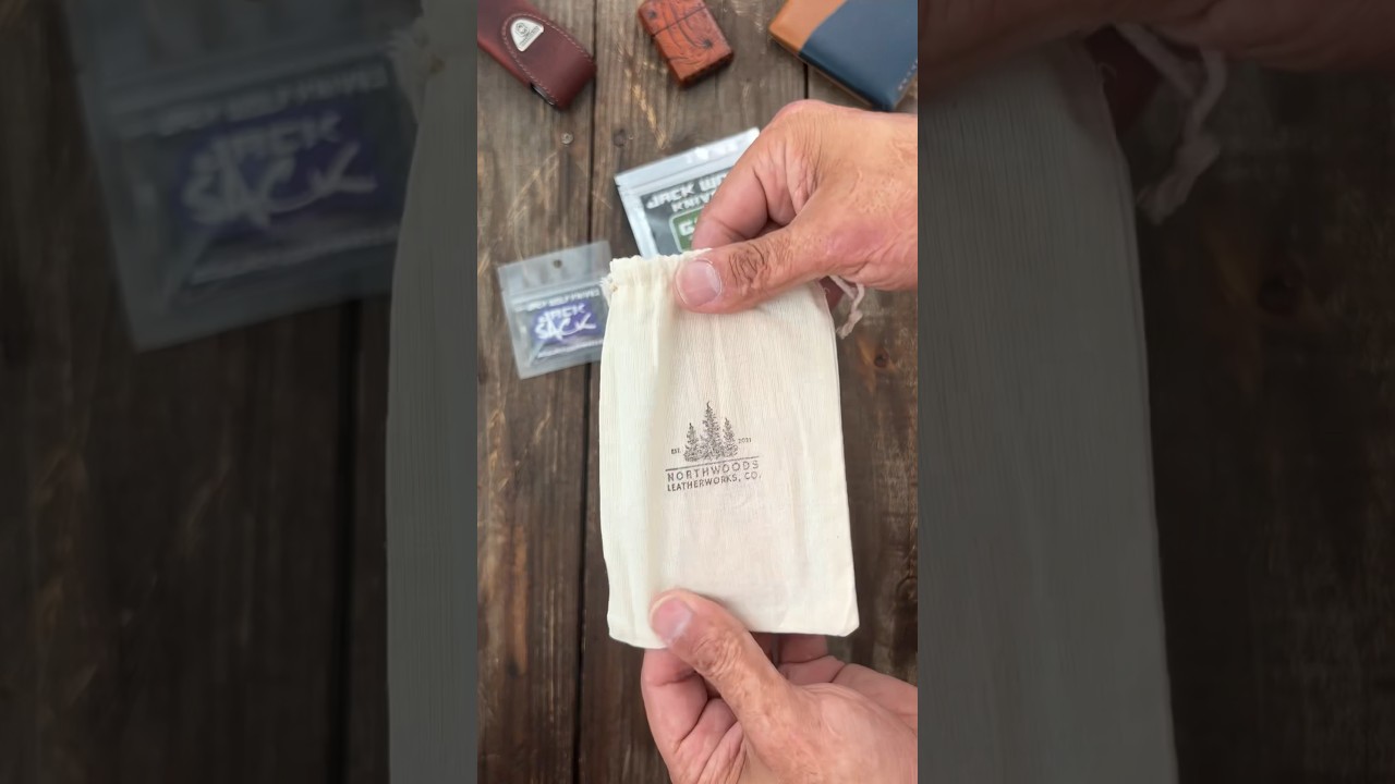 Spectacular Leather EDC Pocket Slip! #shorts #short #knife