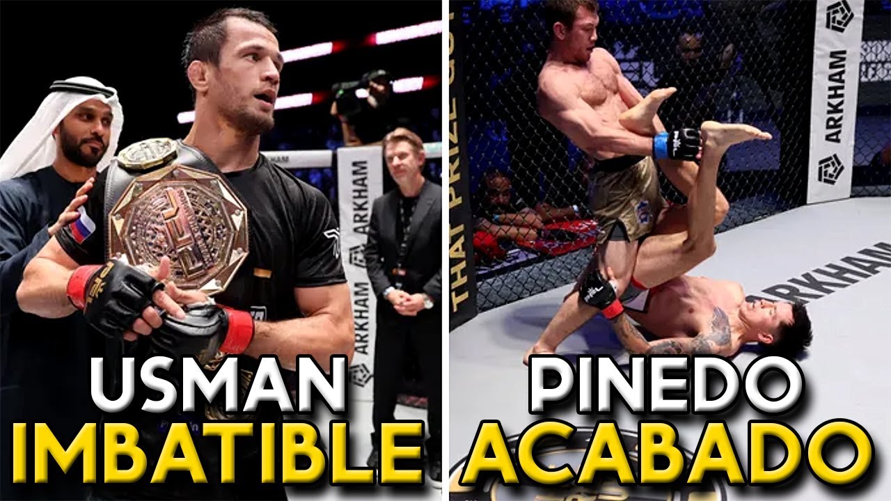 Usman Nurmagomedov APLASTA y no tiene RIVAL | DESTRUYEN a Jes&uacute;s Pinedo... | PFL Dub&aacute;i Resumen