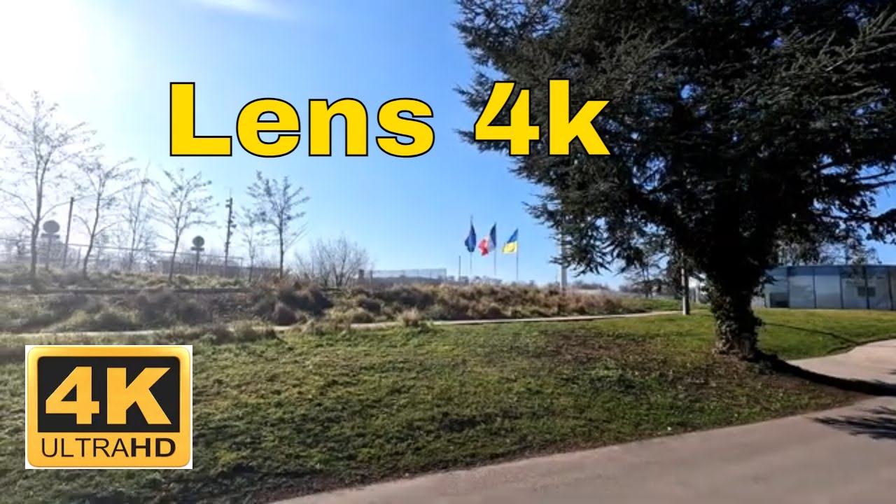 Lens 4k. Driving- French region