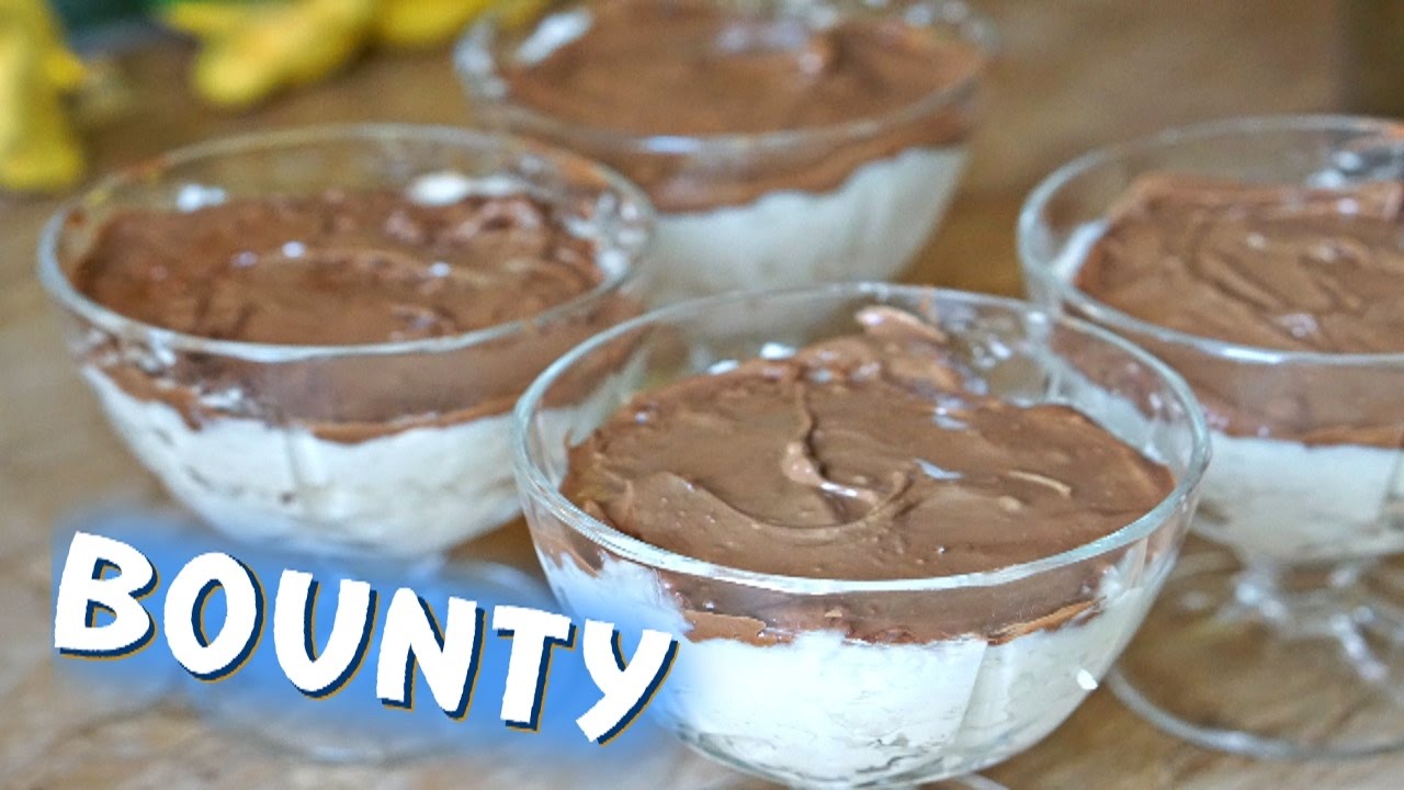 Bounty w pucharku - Kokosowe Szaleństwo
