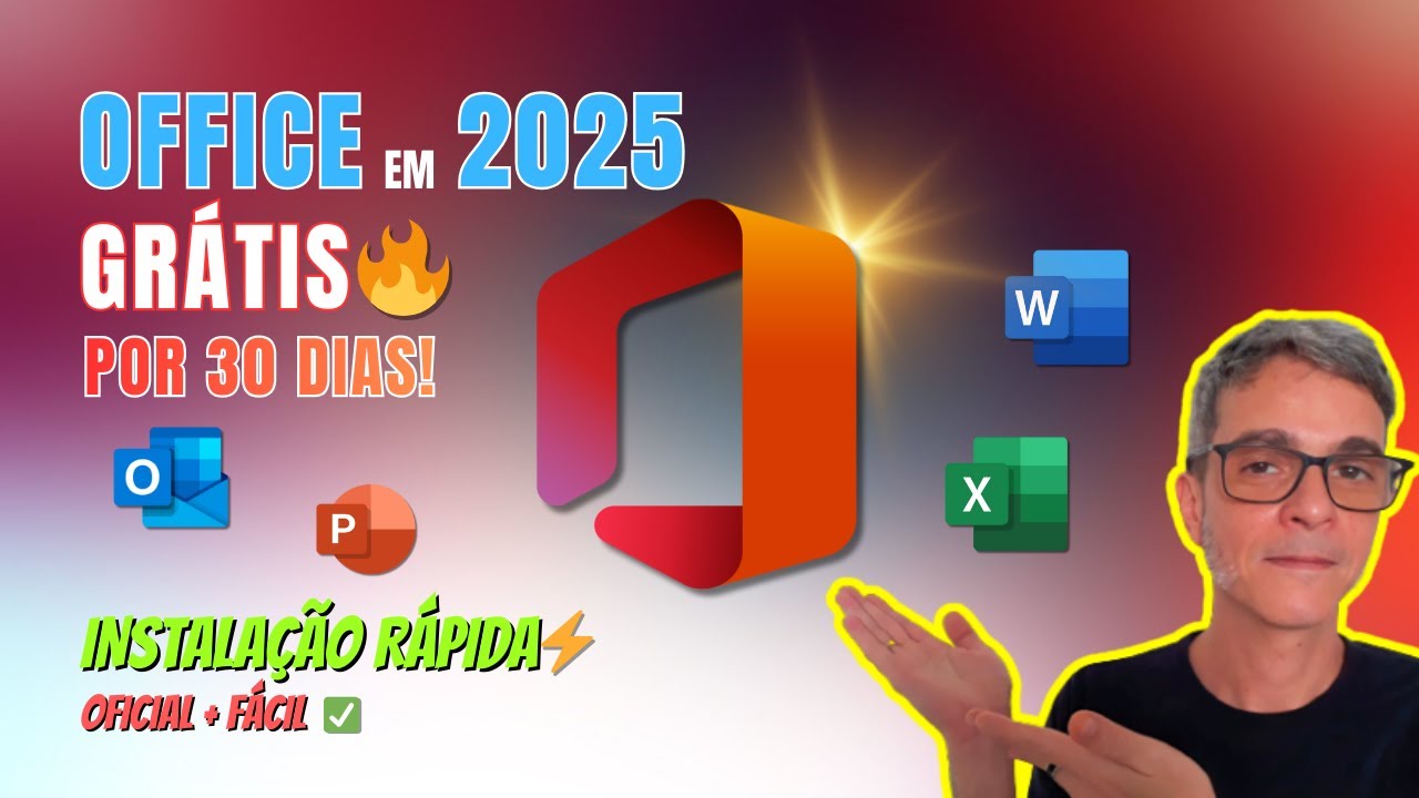 ⚡Instale o NOVO MICROSOFT OFFICE em 2025 GR&Aacute;TIS (30 dias)💻 Oficial e F&aacute;cil ✅