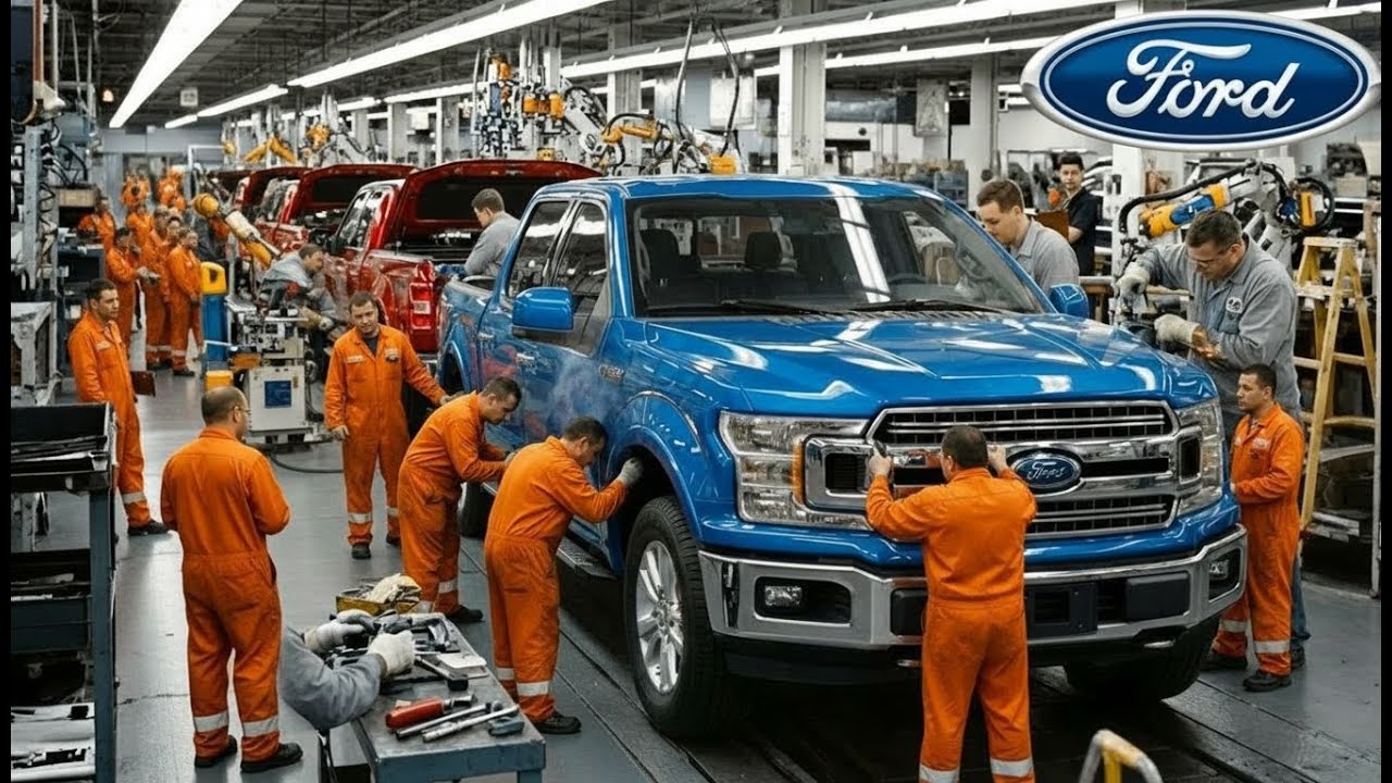 Inside a High-Tech Ford Assembly Plant | Ford F-150 Raptor Built at Scale (Full Process)