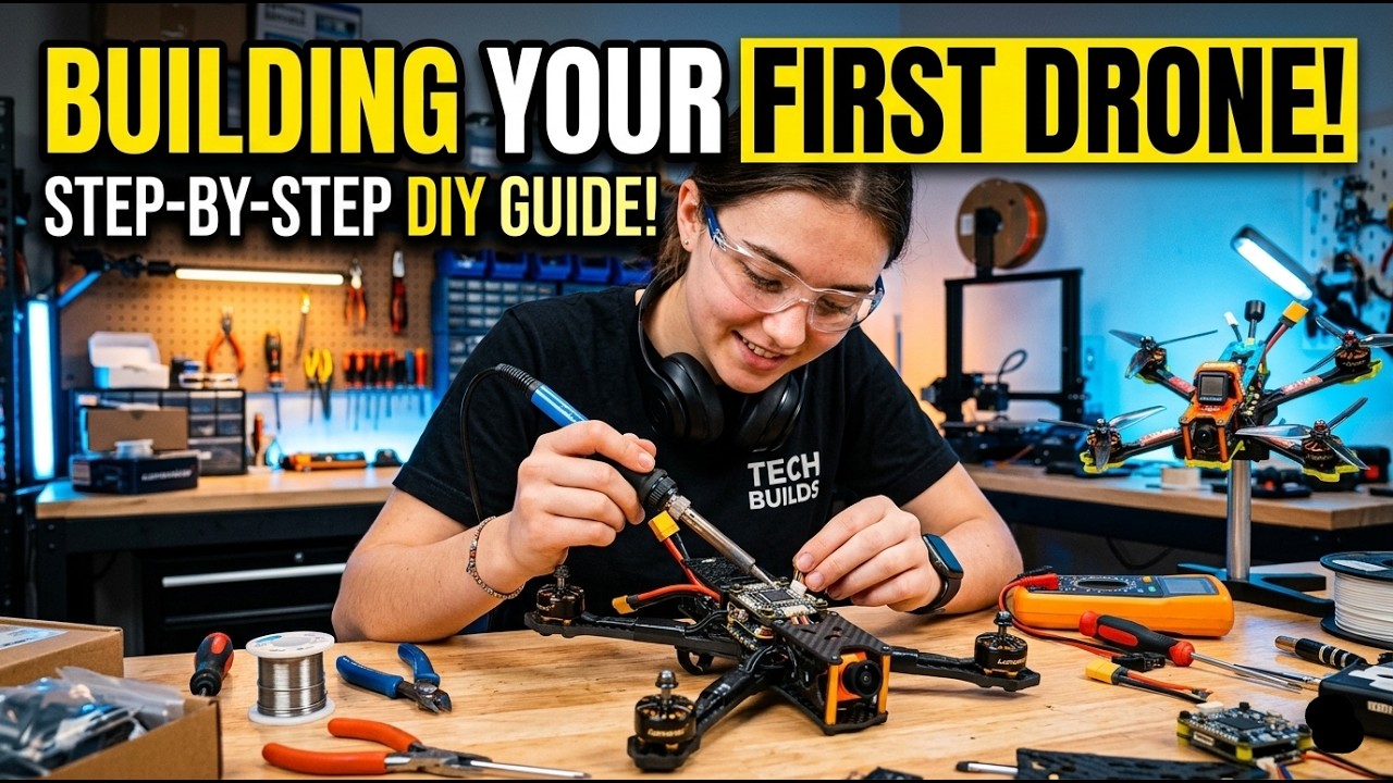 How to Build Your Own Racing Drone | Full Assembly Tutorial | The Maker's Blueprint