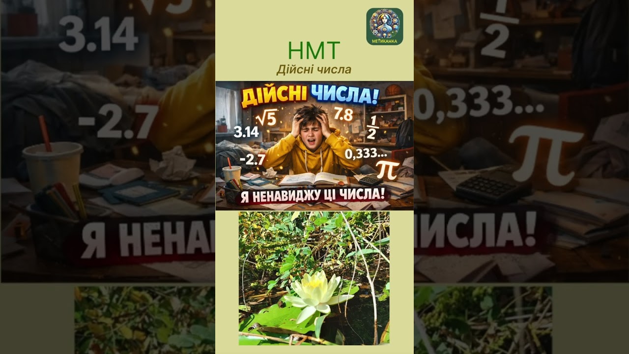 Дійсні числа в завданнях НМТ