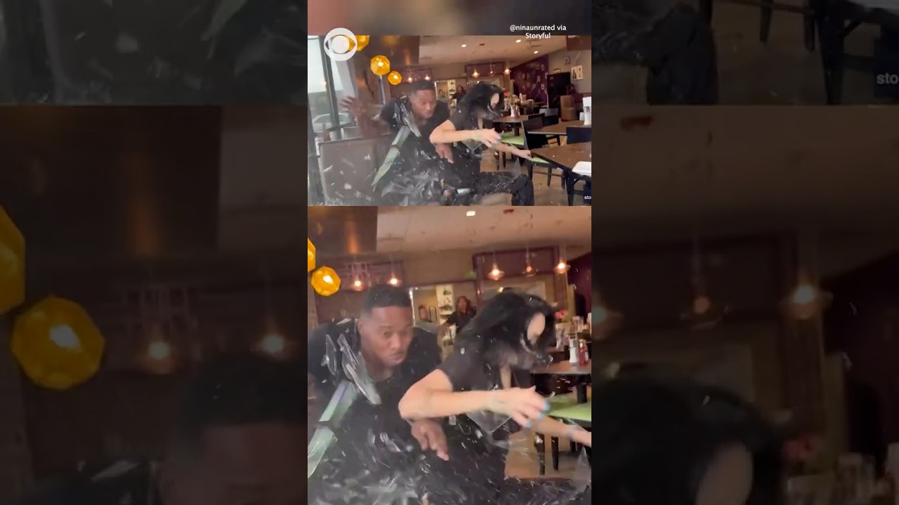 Driver plows through Houston restaurant while Nina Unrated, Patrick Blackwood filmed #shorts