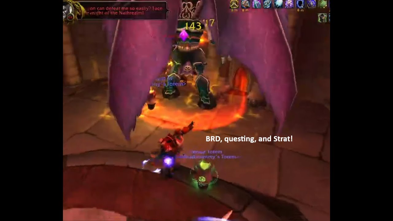 WoW Classic TBC - BRD, Questing, and Strat