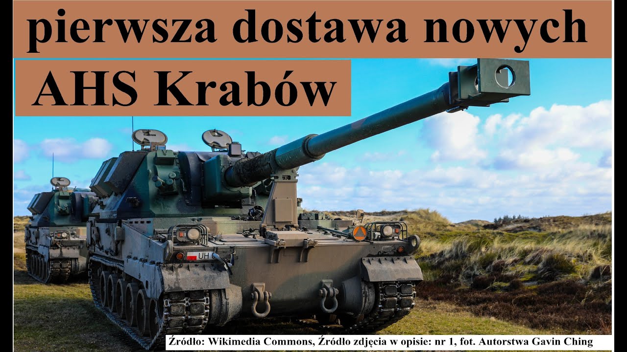 pierwsza dostawa nowych AHS Krabów