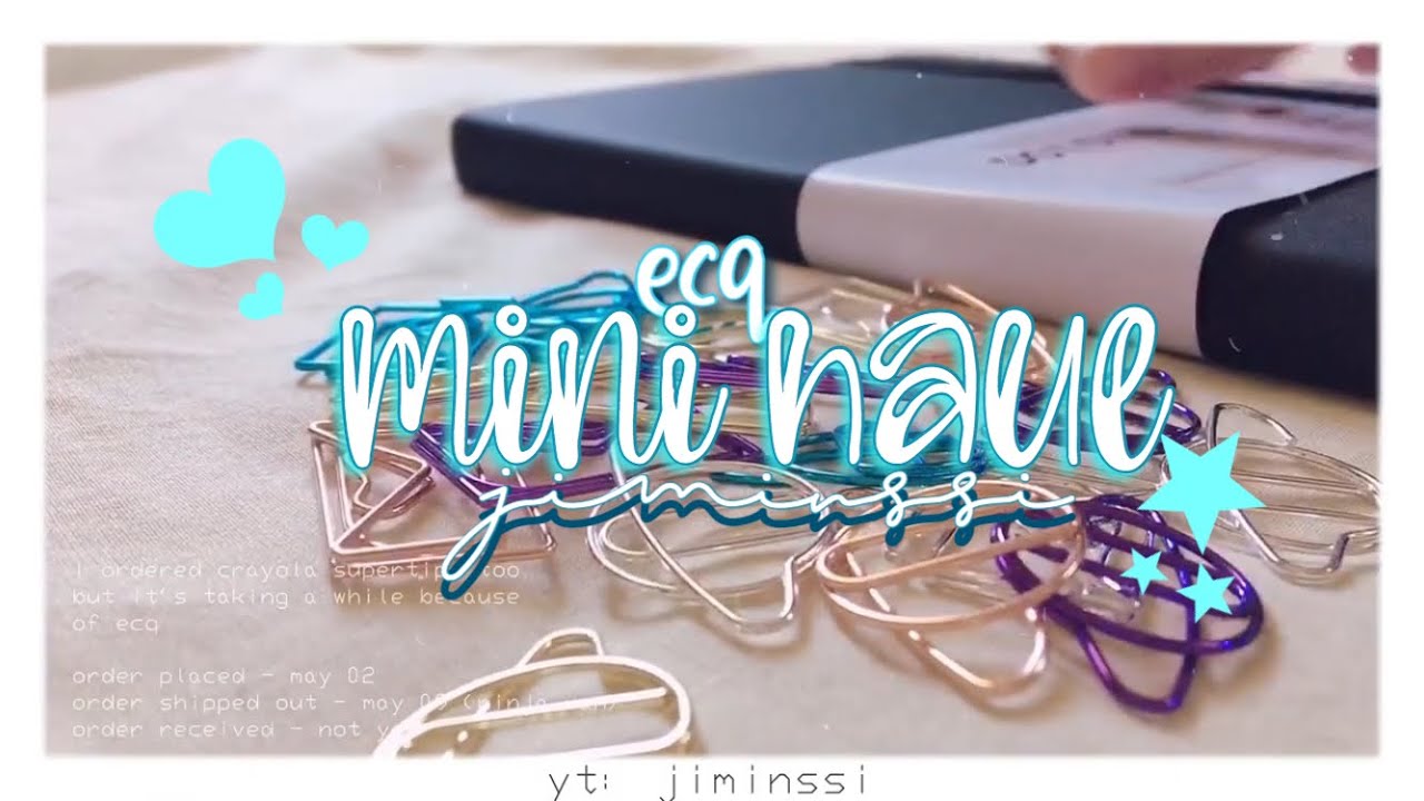 stationery mini haul (new journal notebook!) | shopee ph ~ jiminssi