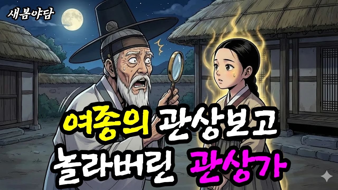 왕후가 될 관상을 하고 있는 젊은 여종앞에 나타난 관상가 ㅣ 야담·민담·전설·설화·옛날이야기
