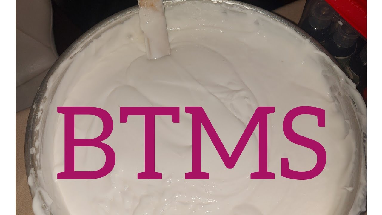como preparar crema base con BTMS natural y algunos activos