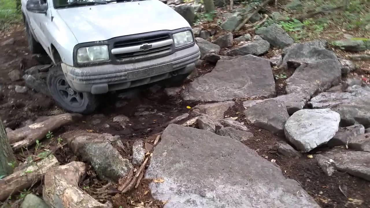 Chevy Tracker on black at Rausch Creek