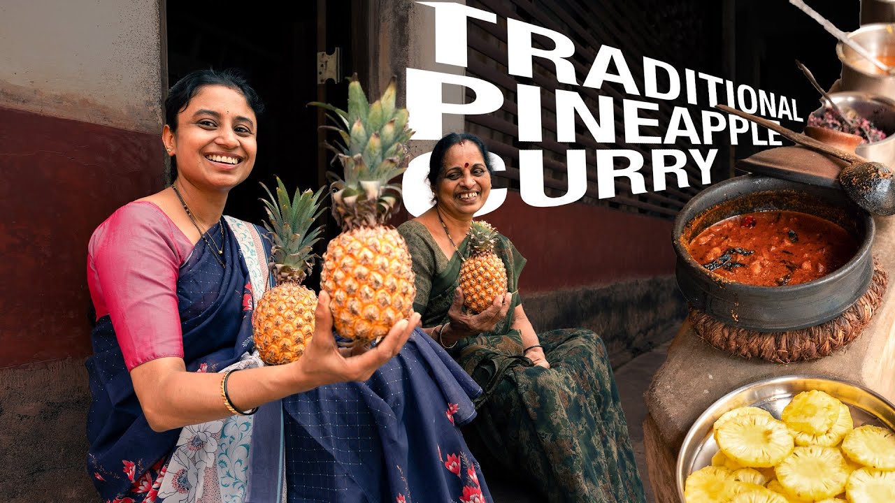 A Simple Day in Our Village Kitchen | Traditional Pineapple Curry
