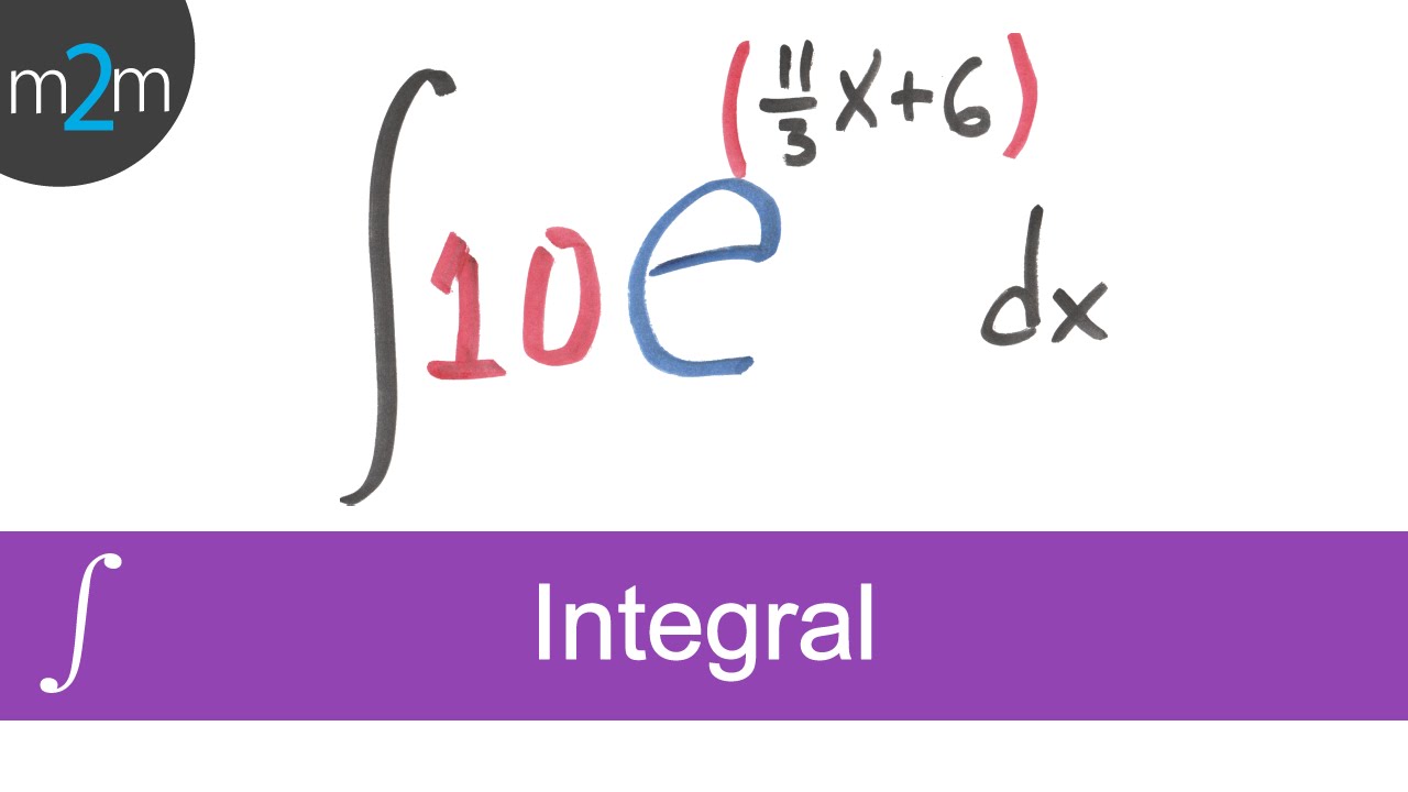 Integral de una función exponencial