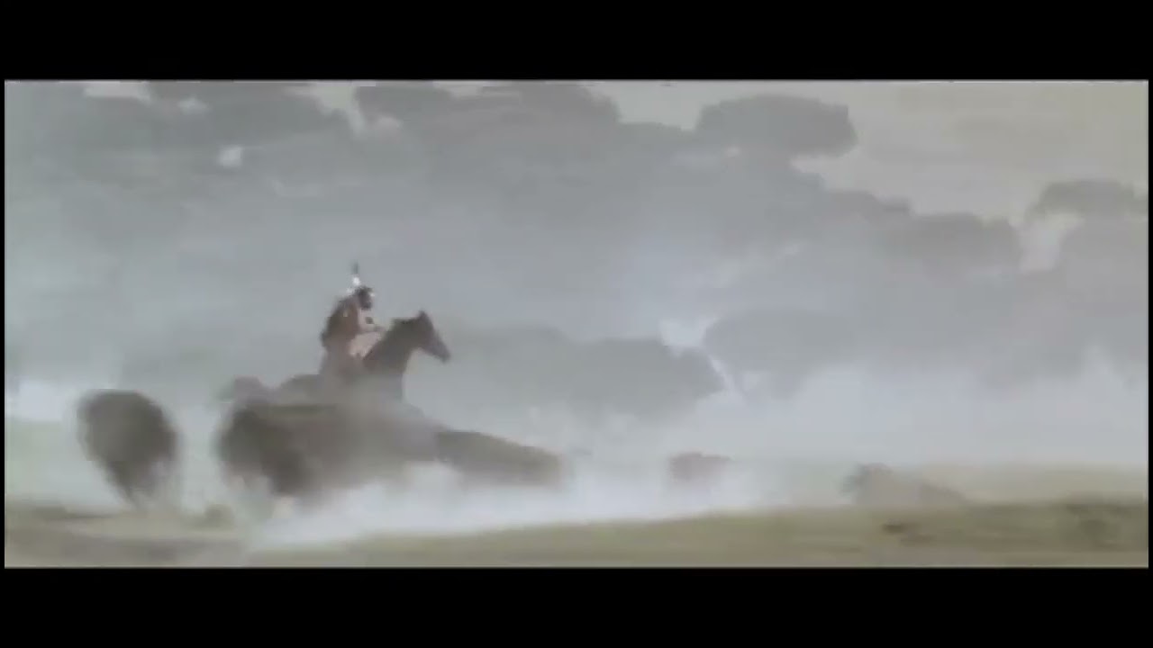 dancing of wolves - buffalo hunting