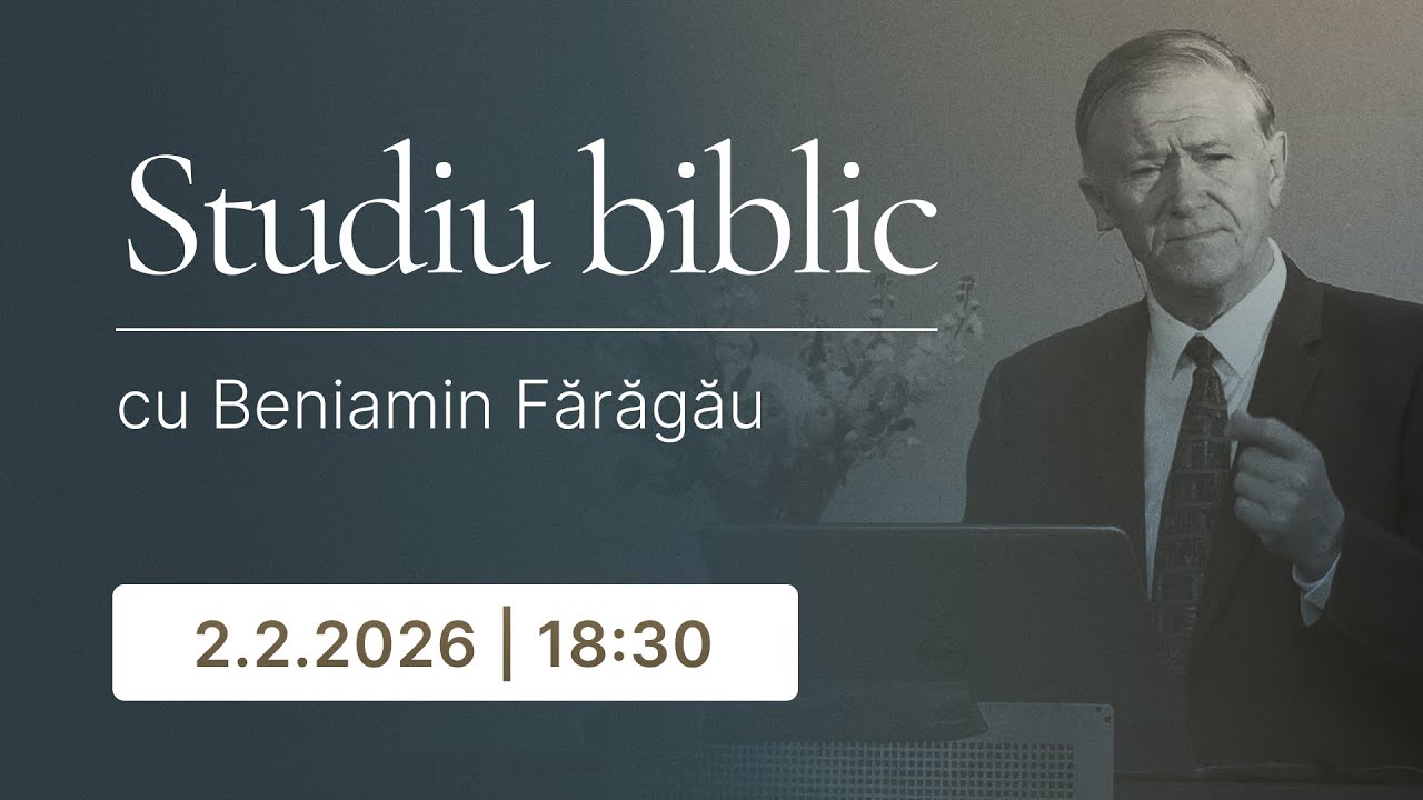Studiul de luni seara | Evrei 2:14-18 - Marele Preot și Cetatea de scăpare | Biserica Iris 2.2.2026
