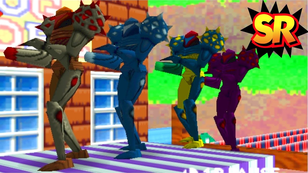 Dark Samus in Smash 64 (Real N64 Capture)