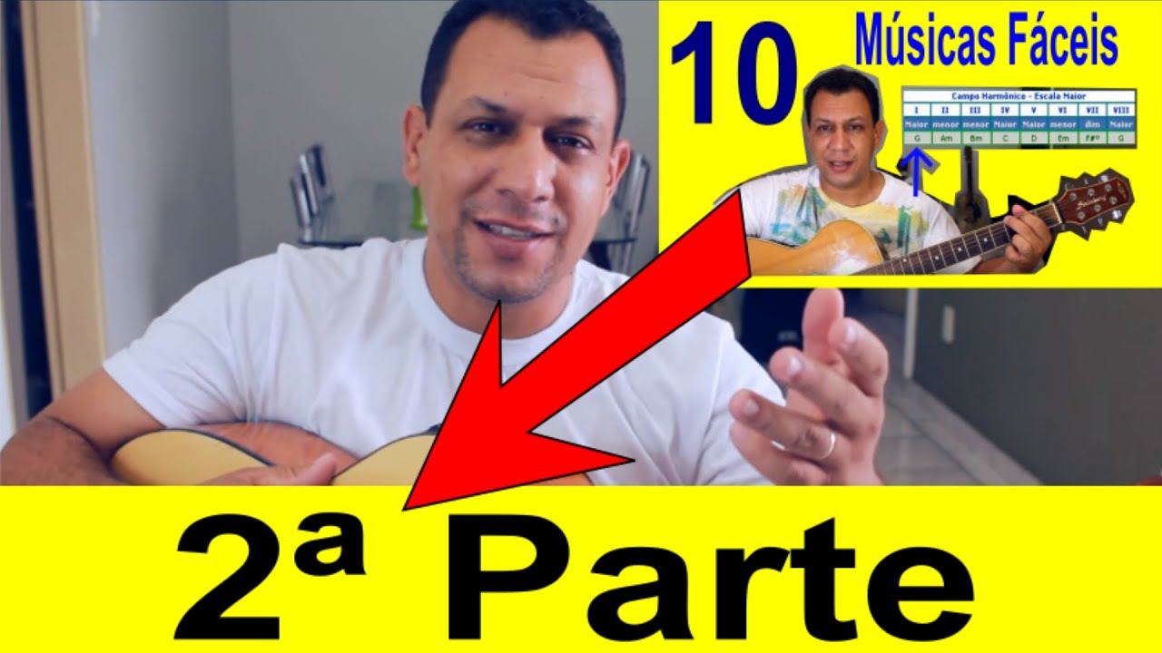 🎵 2ªParte VIOLÃO 10 Louvores Fáceis (Músicas Gospel pra Tocar)