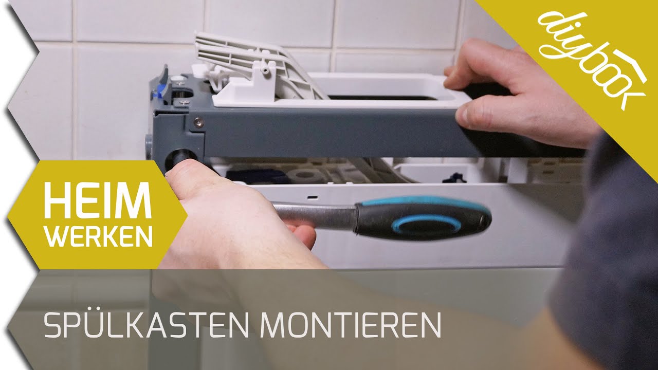 Geberit Monolith Sp&uuml;lkasten montieren und anschlie&szlig;en