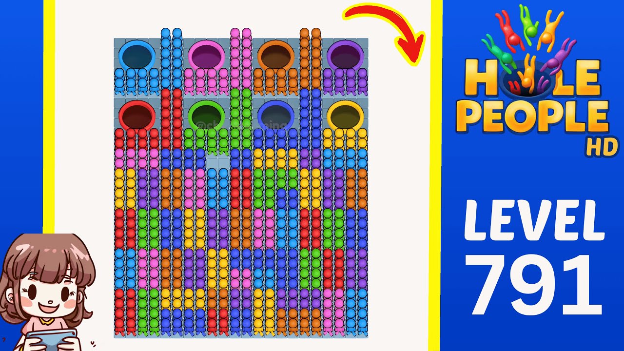 Hole People Level 791 Solution Walkthrough