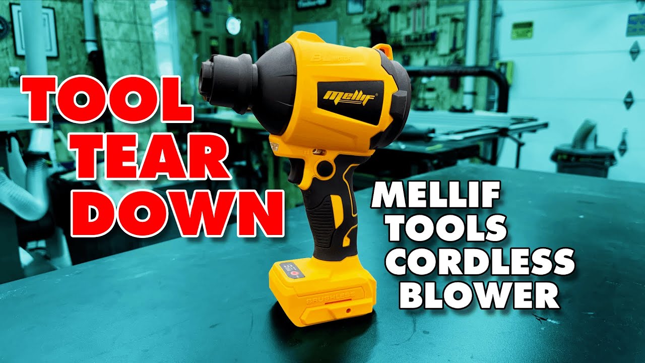 Tool Tear Down: Mellif Cordless Blower & Duster (DeWalt Version)