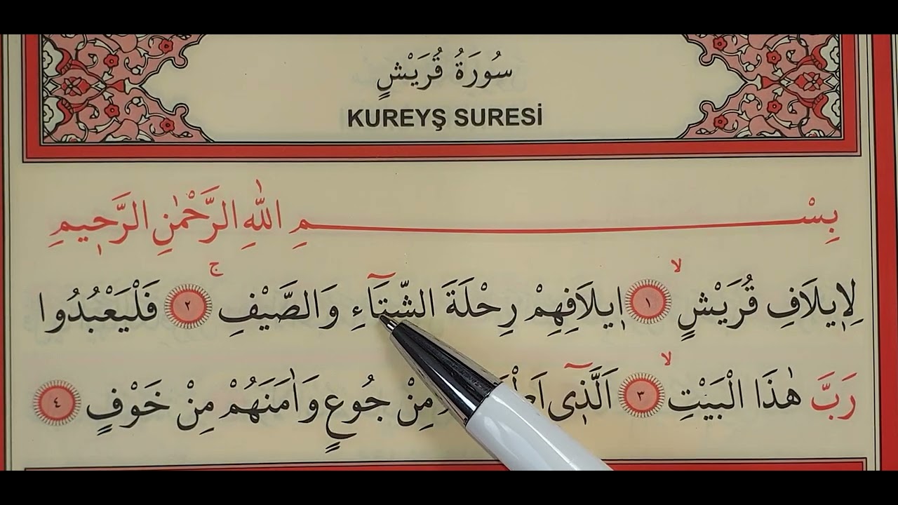 Kureyş Suresi | Sure Çalışmaları
