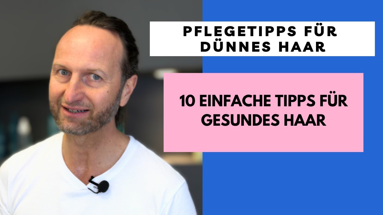 10 Einfache Tipps für TOP gepflegtes dünnes Haar 📣 Mit Gutschein für caimana 💙