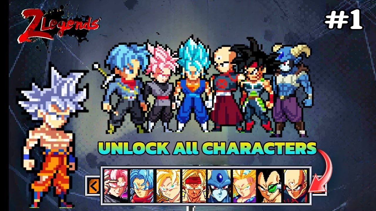 z legends 3 unlock all characters / infinite coins | z legends 3 all characters part 1