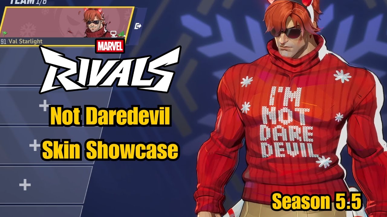 Not Daredevil Skin Showcase | Marvel Rivals Gameplay Season 5.5