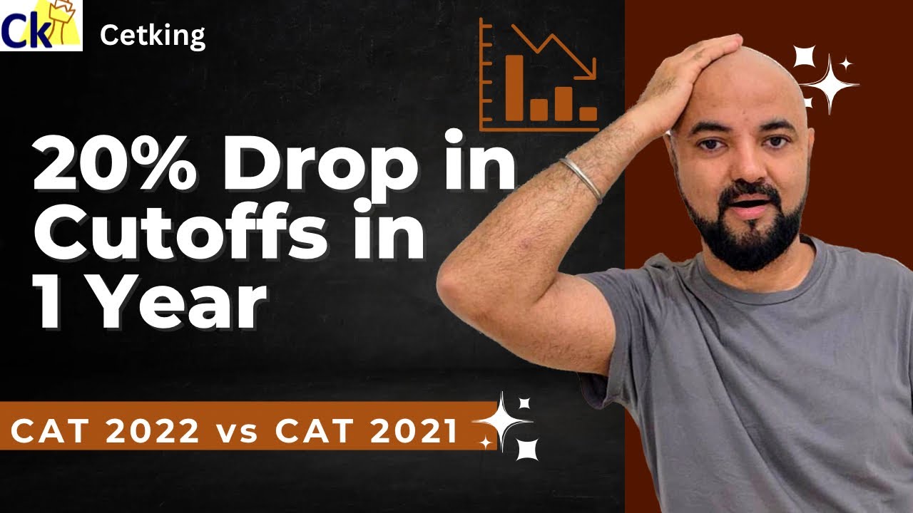 20% Drop in cutoffs in 1 year!! 😲 🫨  | Cat 2022 vs CAT 2021 |