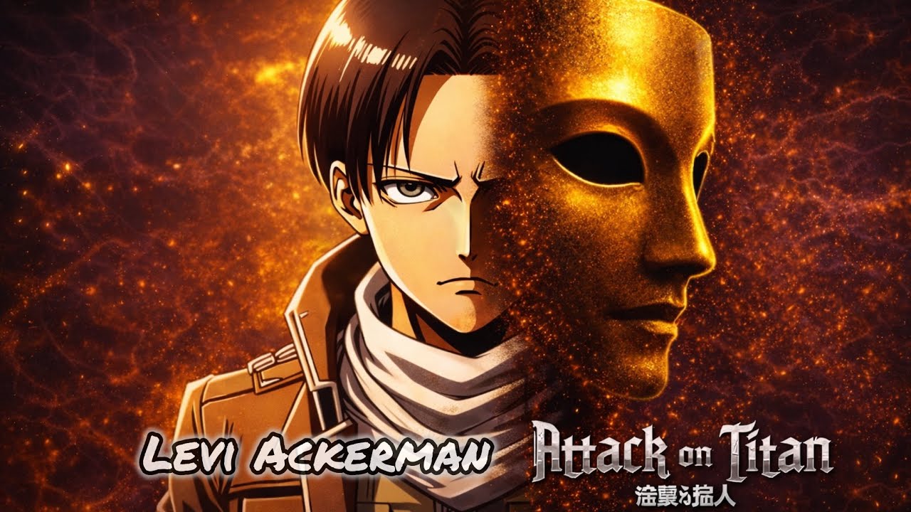 Levi Ackerman aus Attack on Titan UnterDerAnimeMaske 