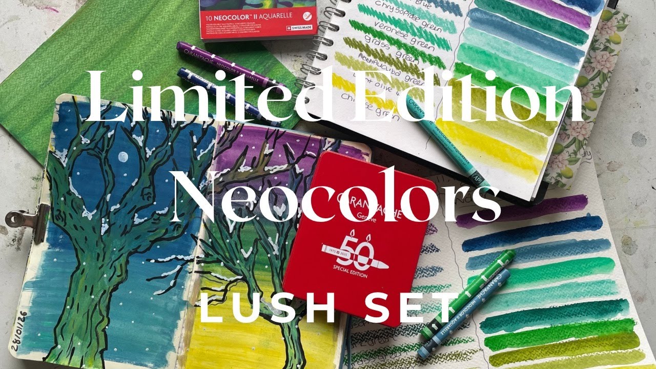 50th Special Edition Neocolor Lush Set: swatches, sketching, opinions and more 💚