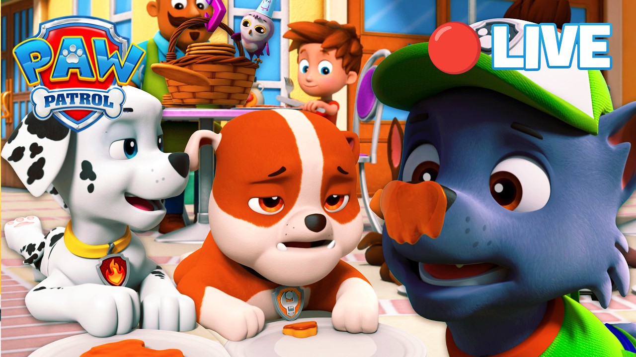 🔴 LIVE | Breakfast Cartoons With the PAW Patrol 🐶 | PAW Patrol
