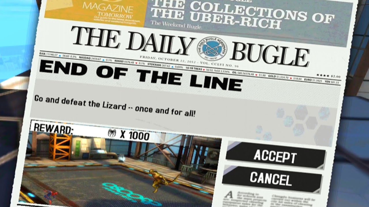 END OF THE LINE MISSION | THE AMAZING SPIDER MAN | DOSHI GAMING